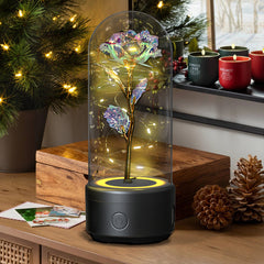 2-in-1 Rose LED Speaker