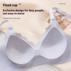 Women's Push Up Anti-SAG Side Drawing Push-up Thin Wireless Bra