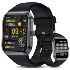 Smart Watches for Men Women (Answer Make Call) 1.95" Fitness Watch with Blood Oxygen Heart Rate Sleep Monitor 100+ Sports IP68 Waterproof Fitness Watch for Android iOS Phones