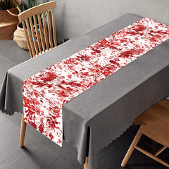 Horror Happy Halloween Tablecloth Bloody Handprint Table Cover Festival Halloween Party Tablecloth Decoration Supplies