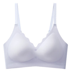 Women's Push Up Anti-SAG Side Drawing Push-up Thin Wireless Bra