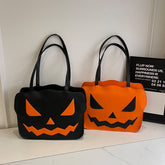 Women's Fashion Halloween Pumpkin Shoulder Messenger Bag