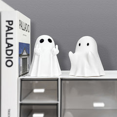 Halloween Middle Finger Love Ghost Ornaments