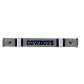 FOCO NFL Grey Woven Scarf (Dallas Cowboys)