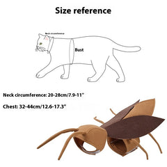 Dog Holiday Clothing Cute Cat Cockroach Pet Costume